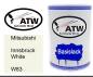 Preview: Mitsubishi, Innsbruck White, W83: 500ml Lackdose, von ATW Autoteile West.